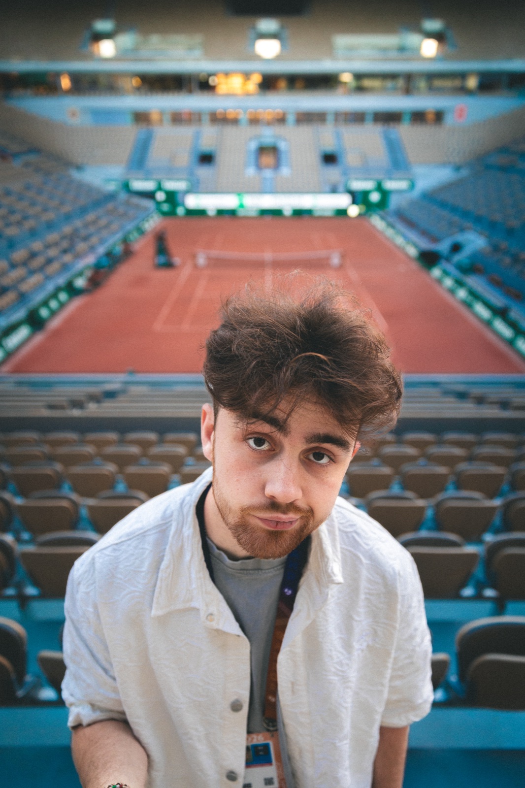 Lucas Monvois, portrait à Roland-Garros